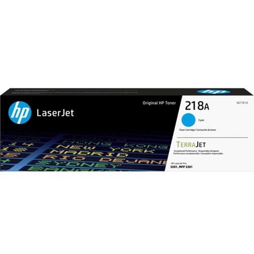 HP 218A Cyan Genuine Toner Cartridge (W2181A)