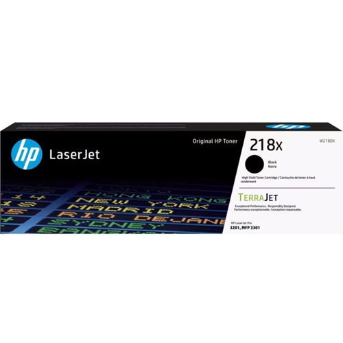 HP 218X Black High Yield Genuine Toner Cartridge (W2180X)