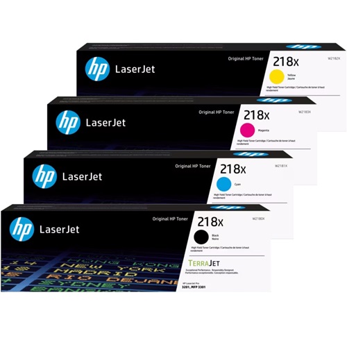 8 Pack HP 218X Genuine Toner Cartridges