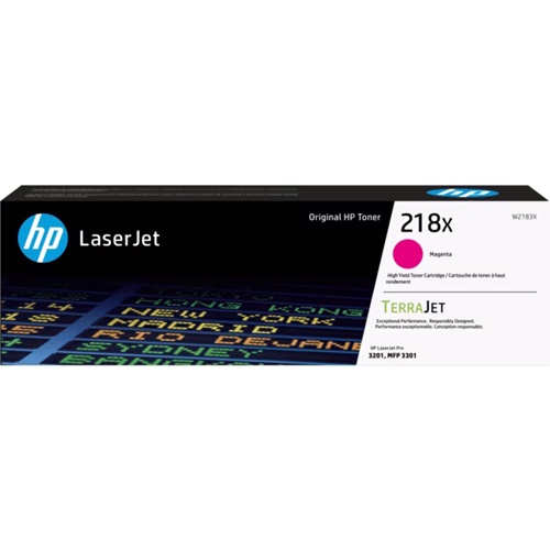 HP 218X Magenta High Yield Genuine Toner Cartridge (W2183X)