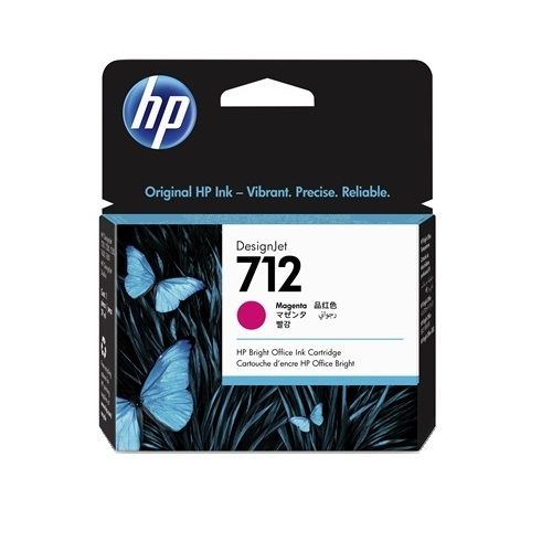 HP 712 Magenta Genuine Ink Cartridge (3ED68A)