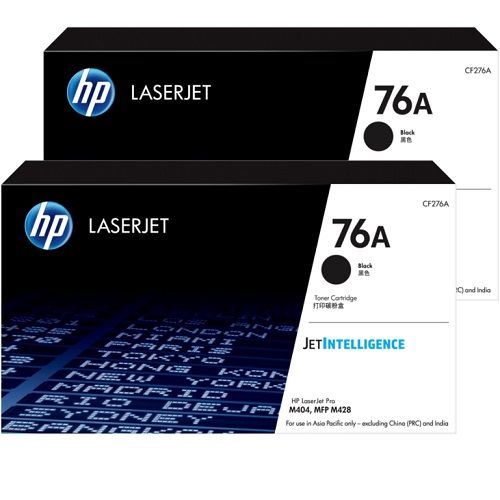 2 Pack HP 76A Genuine Toner Cartridges (CF276A)