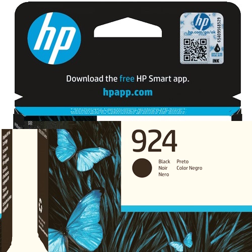 HP 924 Black Genuine Ink Cartridge (4K0U6NA)