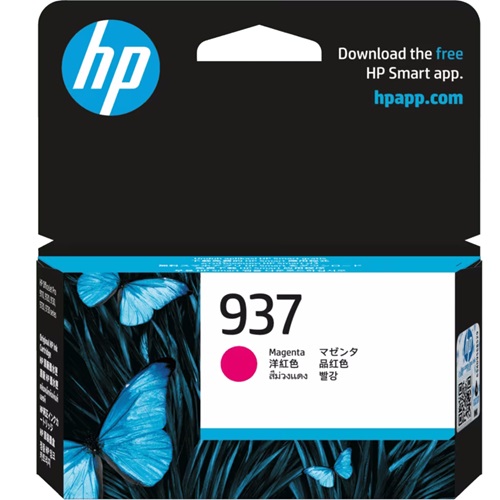 HP 937 Magenta Genuine Ink Cartridge (4S6W3NA)