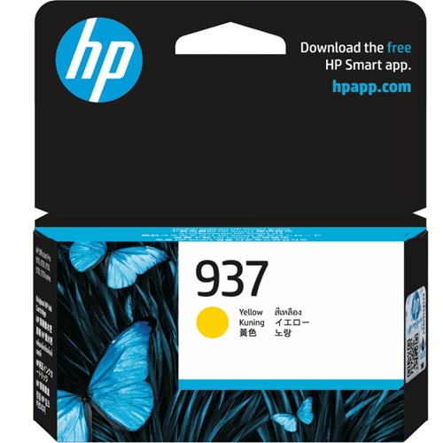 HP 937 Yellow Genuine Ink Cartridge (4S6W4NA)