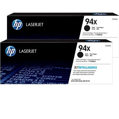 2 Pack HP 94X Genuine Toner Cartridges (CF294X)