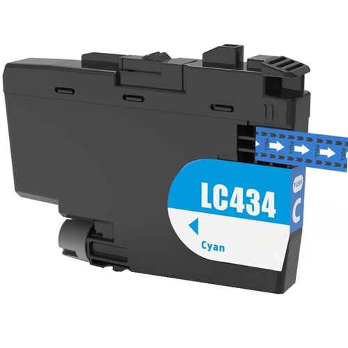 Brother Compatible LC434C Cyan Ink Cartridge