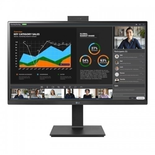 LG 27in 27BQ75QC-B QHD IPS LED Monitor - 2560x1440 (16:9) / 5ms / 75Hz