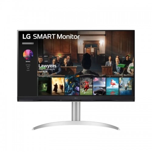 LG 32in 32SQ730S-W UHD IPS LED Monitor with webOS - 3840 x 2160 (16:9) / 5ms / 60Hz / VESA