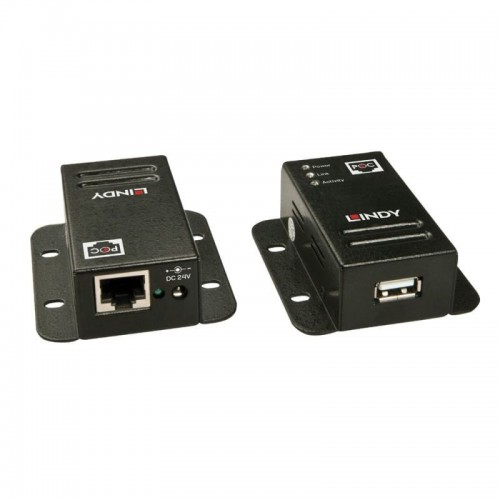 Lindy 50m CAT5/6 USB-A 2.0 Extender - Power Over CAT5/6