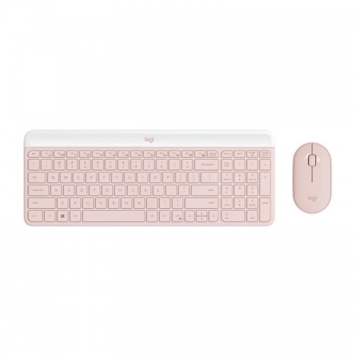 Logitech MK470 Slim Wireless Keyboard & Mouse Combo - Rose