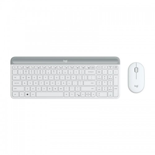 Logitech MK470 Slim Wireless Keyboard & Mouse Combo - Off-White