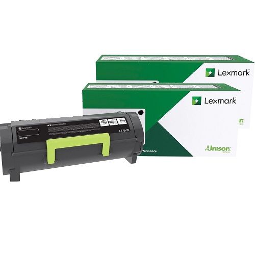 2 Pack Lexmark 56F6U0E Genuine Toner Cartridges