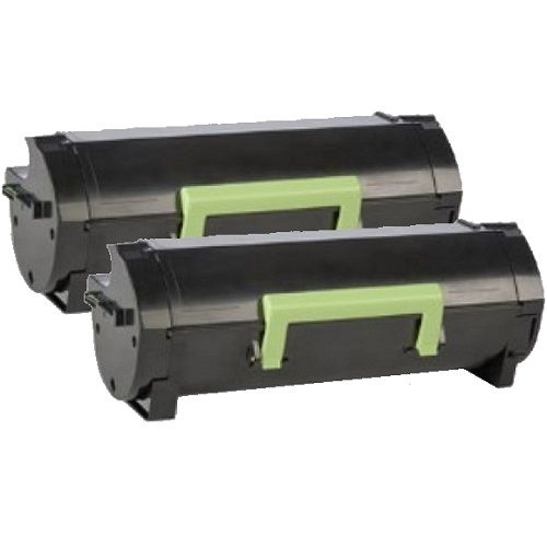 2 Pack Lexmark Compatible 56F6X0E Toner Cartridges