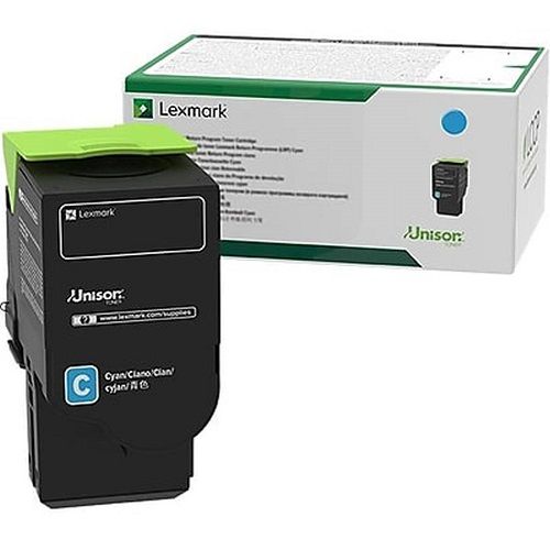 Lexmark 78C6UCE Cyan Ultra High Yield Genuine Toner Cartridge