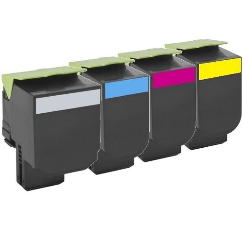 5 Pack Lexmark Compatible 808S Toner Cartridges (80C8SK0/C0/M0/Y0)