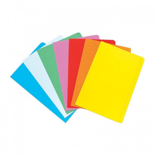 Marbig Manilla Folders Foolscap Assorted Colours - Pack of 20