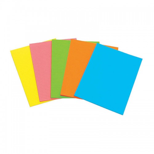 Marbig Fluoro Writing Pad A6 40 Leaf - Pack of 10