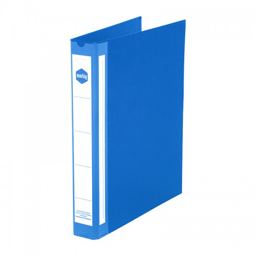 Marbig Ring Binder Deluxe A4 25mm 4D Rings PE Blue