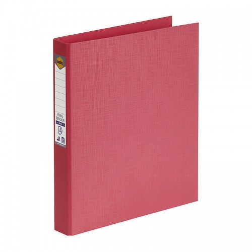 Marbig Ring Binder A4 25mm 2D Rings PE Coral