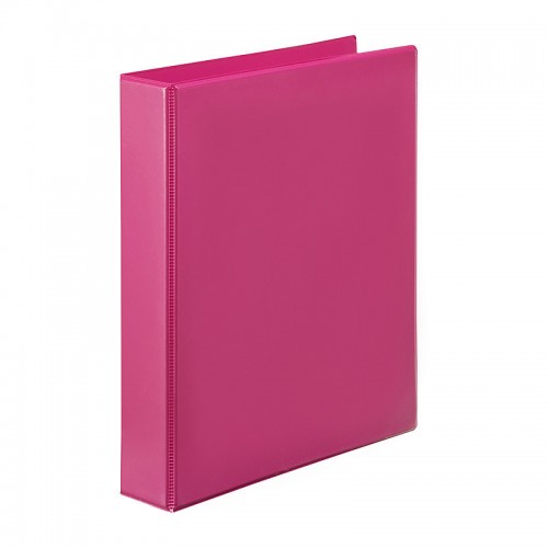 Marbig Clearview Insert Binder A4 25mm 2D Rings Pink