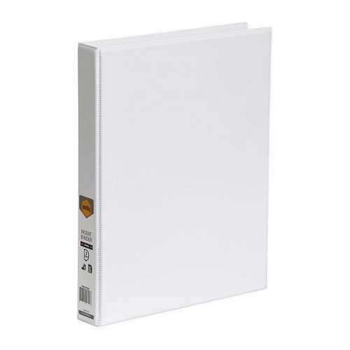 Marbig Clearview Insert Binder A4 25mm 3D Rings White