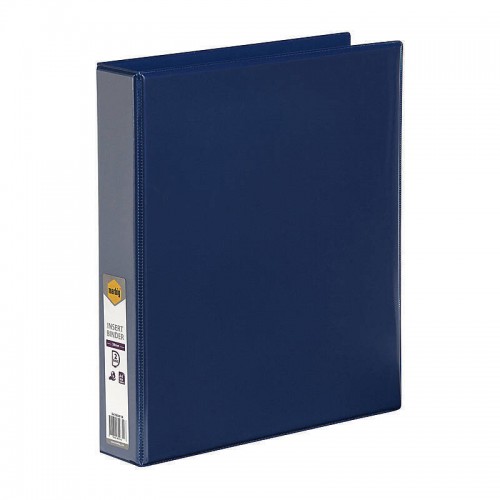 Marbig Clearview Insert Binder A4 38mm 2D Rings Blue