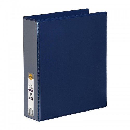 Marbig Clearview Insert Binder A4 50mm 2D Rings Blue