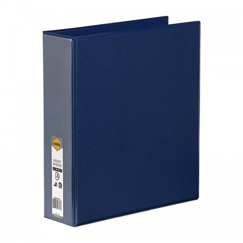 Marbig Clearview Insert Binder A4 50mm 3D Rings Blue