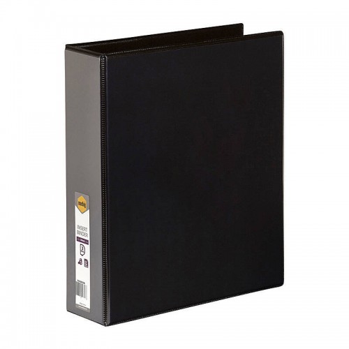 Marbig Clearview Insert Binder A4 50mm 3D Rings Black