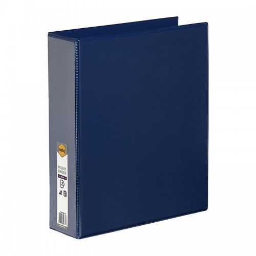 Marbig Clearview Insert Binder A4 50mm 4D Rings Blue