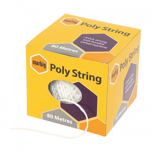 Marbig Poly String 80m White