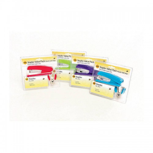 Marbig Stapler Value Pack Assorted Colours