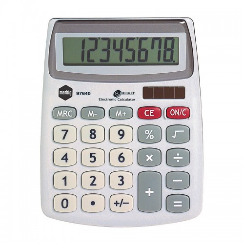 Marbig Calculator Compact Desktop 8 Digit