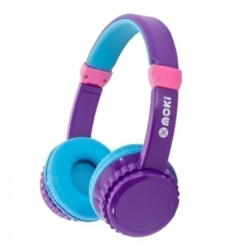 Moki Play Safe Headphones - Purple/Aqua