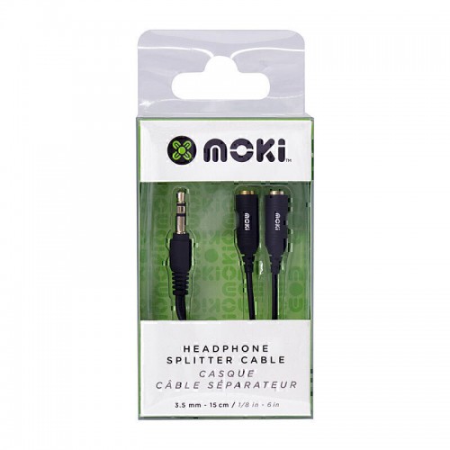 Moki 3.5mm Headphone Splitter Cable