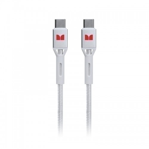 Monster USB-C to USB-C Braided Cable - White 1.2m