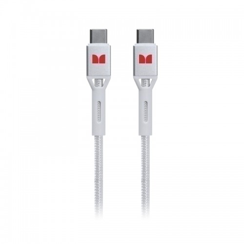 Monster USB-C to USB-C Braided Cable - White 2m