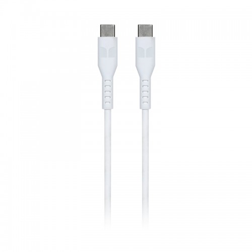 Monster USB-C to USB-C Thermo Plastic Elastometer Cable - White 2m