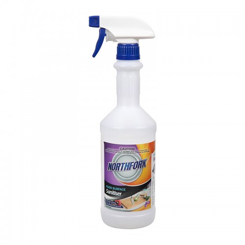 Northfork Food Surface Sanitising Decanting Bottle 750ml