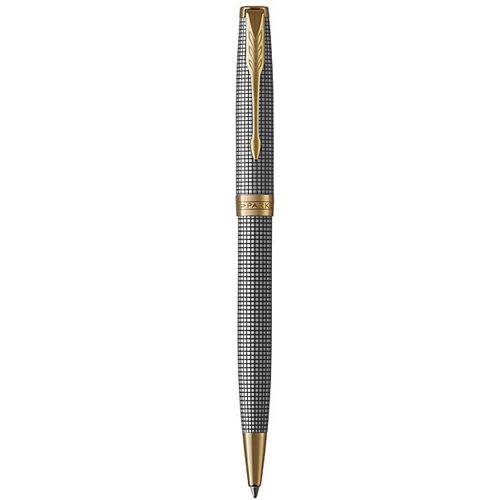 Parker Sonnet Cisele Silver Gold Trim Ballpoint Pen