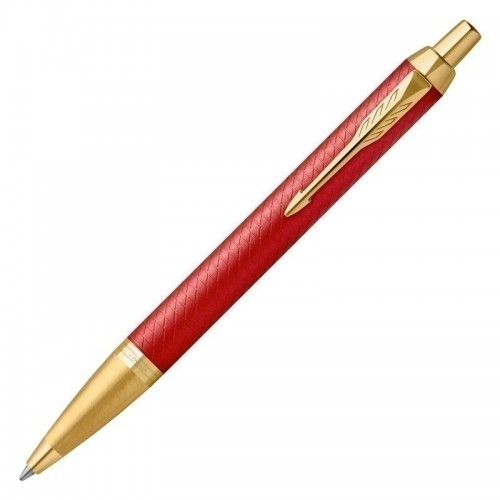 Parker IM Premium Ballpoint Pen Gold Trim Red