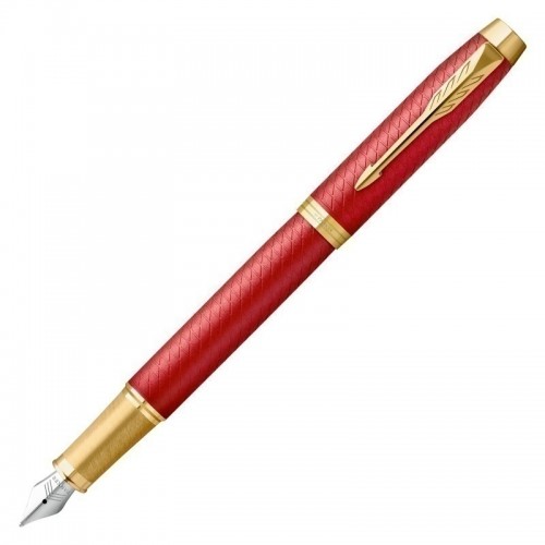 Parker IM Premium Fountain Pen Gold Trim Red