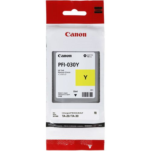 Canon PFI-030Y Yellow Genuine Ink Cartridge
