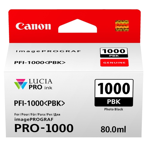 Canon PFI-1000PBK Photo Black Genuine Ink Cartridge