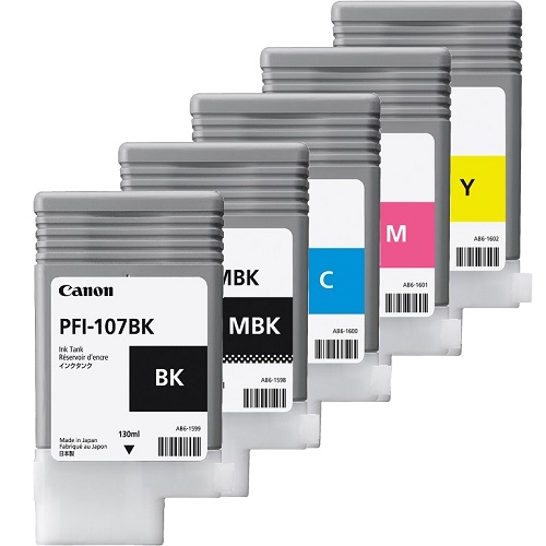 10 Pack Canon PFI-107 Genuine Ink Cartridges