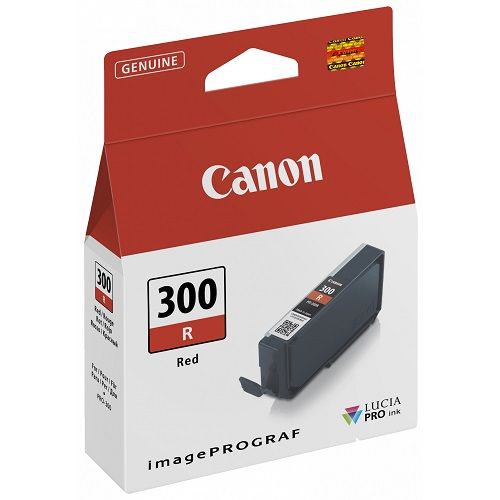 Canon PFI-300R Red Genuine Ink Cartridge