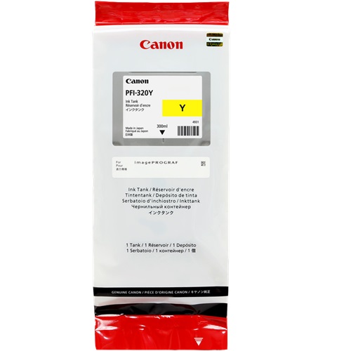 Canon PFI-320Y Yellow High Yield Genuine Ink Cartridge