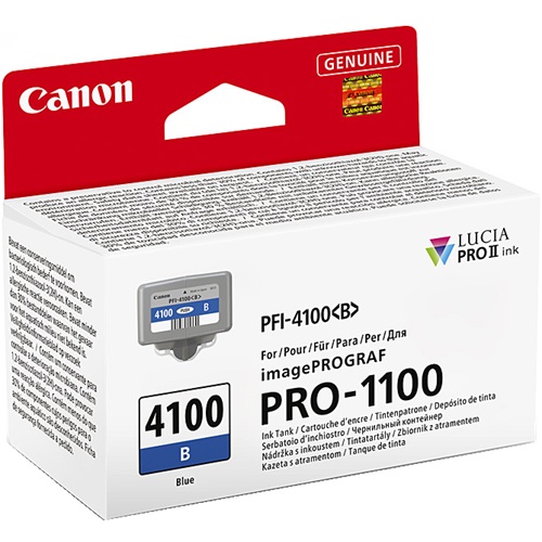 Canon PFI-4100B Blue Genuine Ink Cartridge