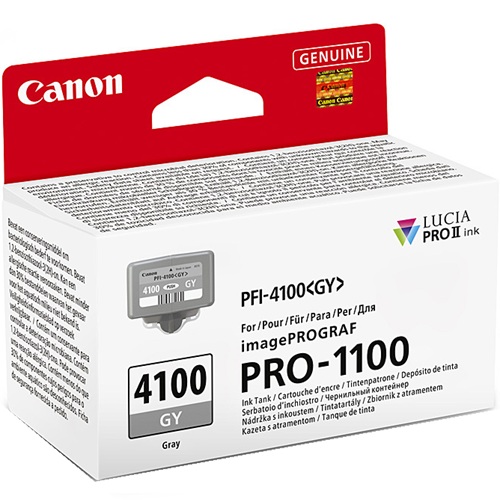 Canon PFI-4100GY Grey Genuine Ink Cartridge